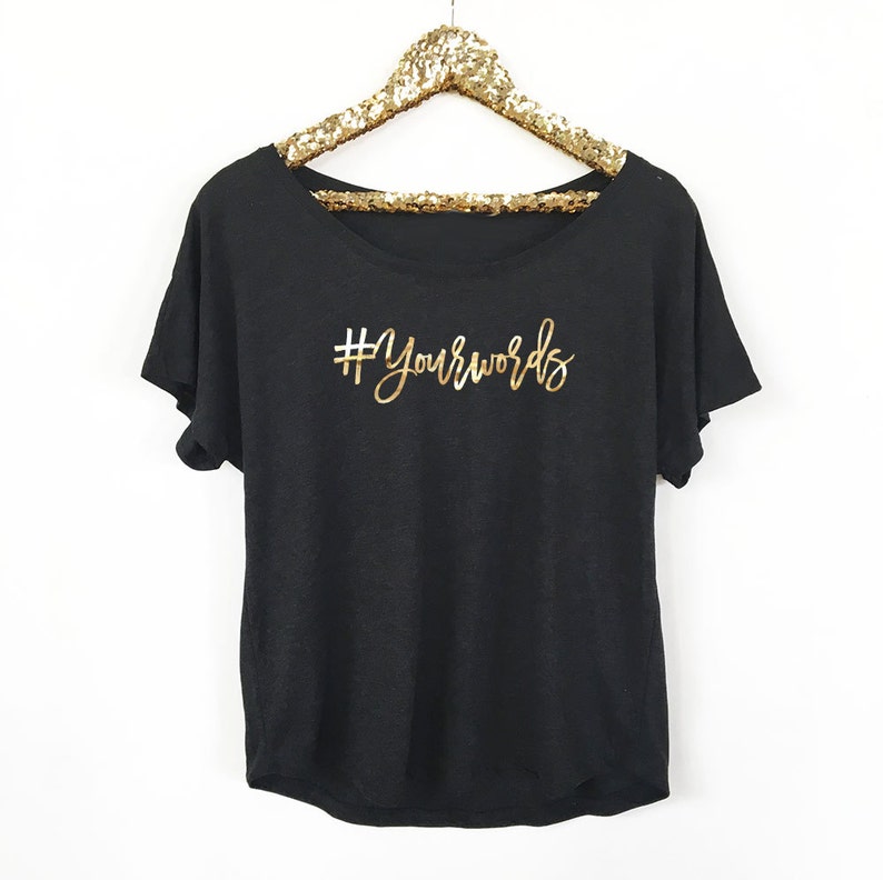 Hashtag Shirt Custom Shirts for Women Personalized Shirts Gold Etsy