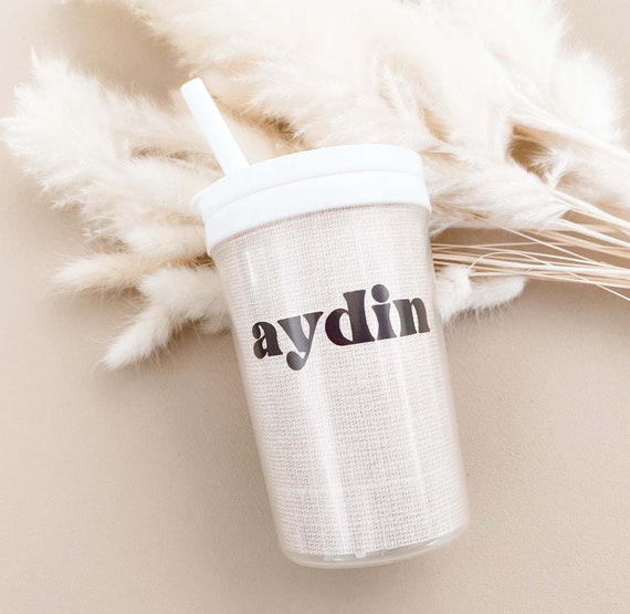 Personalized Sippy Cups for Toddler Boys Ring Bearer Tumbler Ring