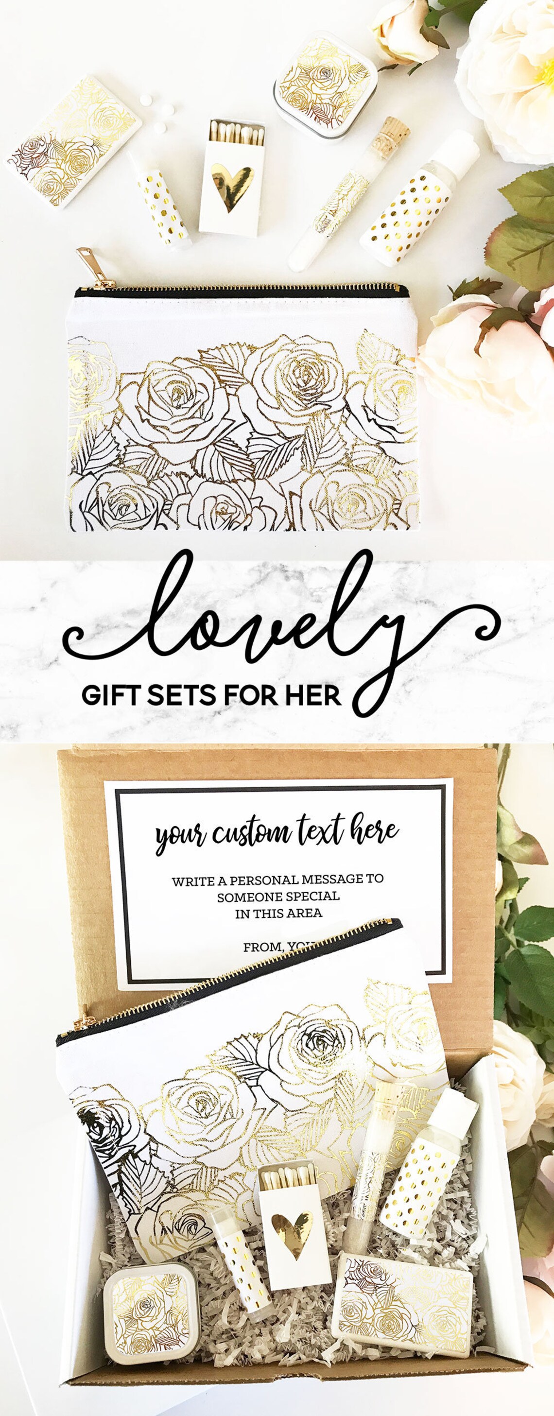 Gift Sets for Women Personalized Gift for Women Gift for Her Etsy