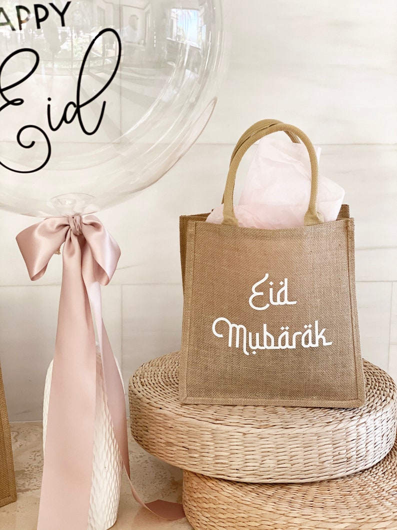 Eid Gift Bag Eid Mubarak Bag Eid Gifts for Women Eid Tote Bag Etsy
