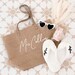 Bride Beach Bag Personalized Bride Beach Tote Bridal Shower Gift for Bride to Be Gift Ideas Honeymoon Bag Bride Gift Bag (EB3330ANS) 