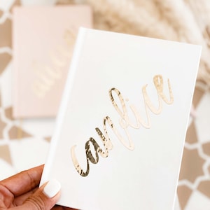 Journal Notebook Personalized Journal Gold Office Gifts Personalized Journal Gifts for Co Workers Personalized Gifts for Women (EB3191SCP)