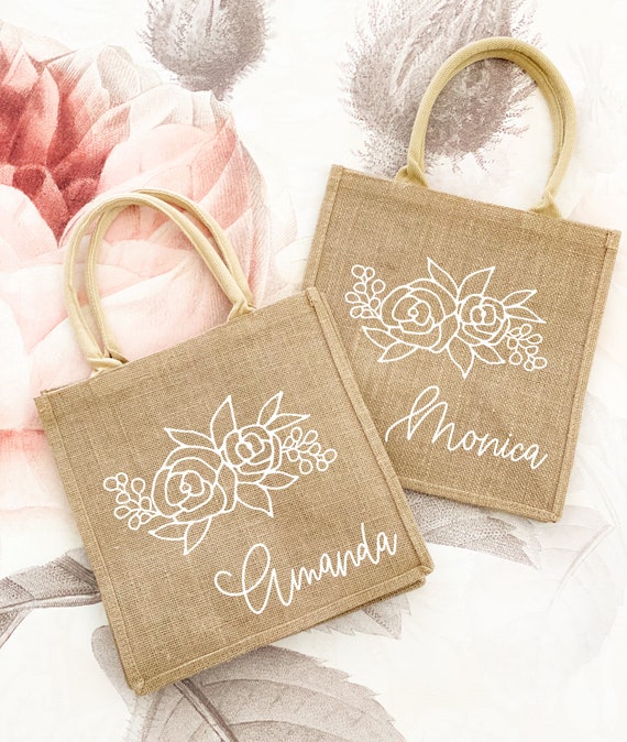 Customised jute bag sales