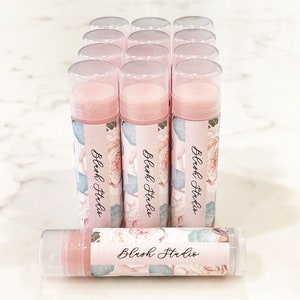 Personalized Wedding Favors Unique Personalized Bridal Shower Favors Floral Lip Balm Favors Wedding Chapstick EB3031SUC 16 pcs image 6