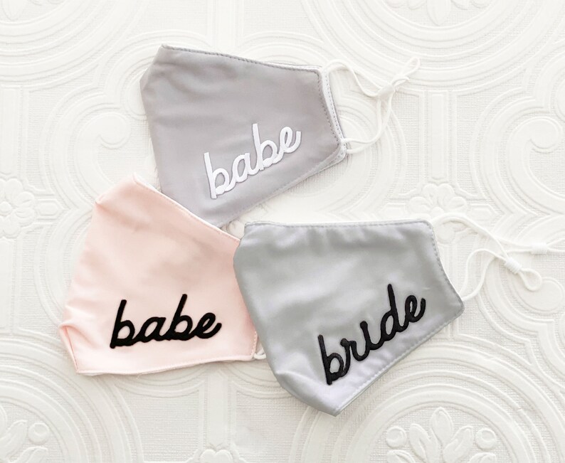 Bachelorette Masks Bridesmaid Face Mask for Brides & Etsy