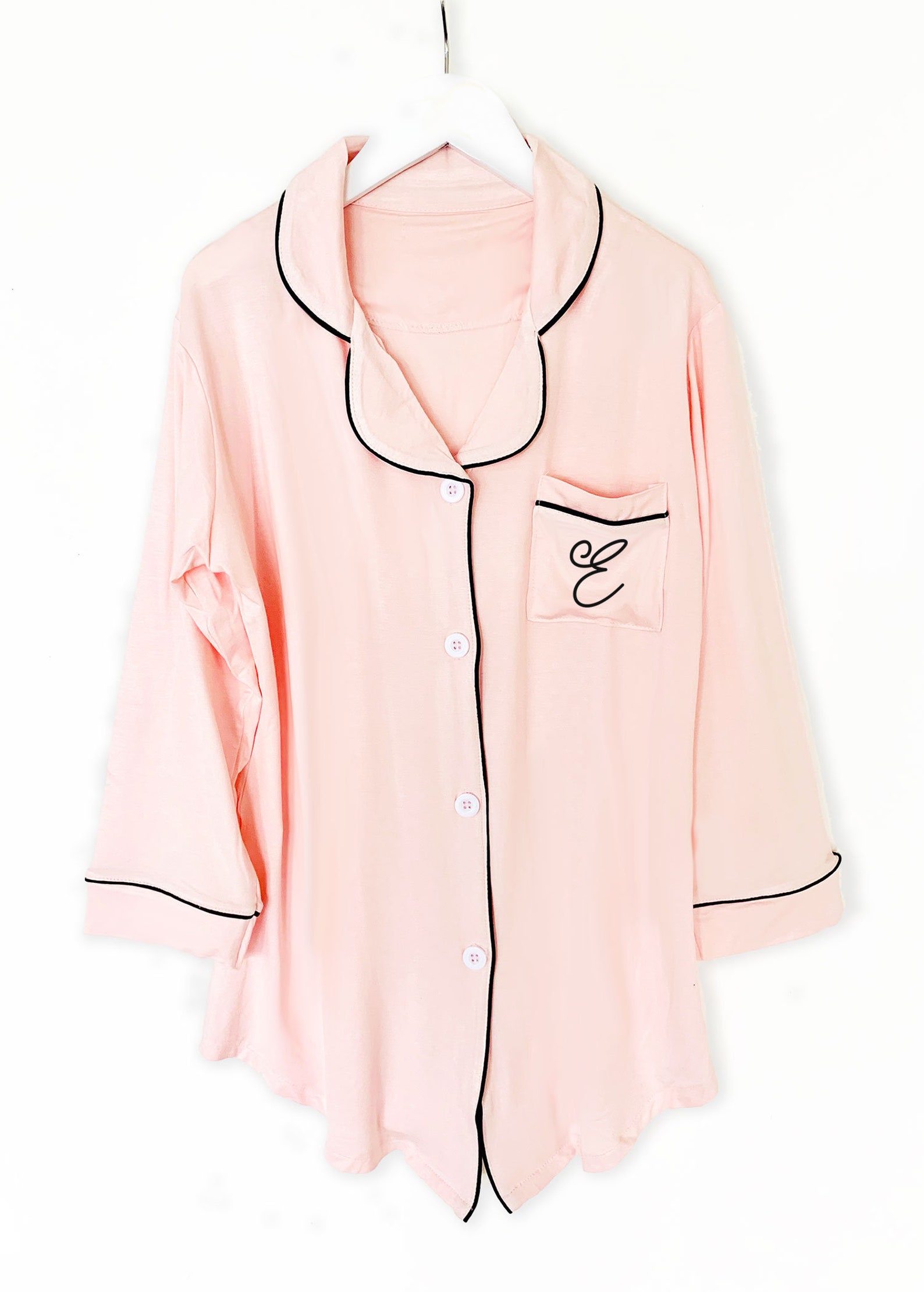 Girls Pajamas Monogram Sleep Shirts Kids Pajamas Flower Girl | Etsy