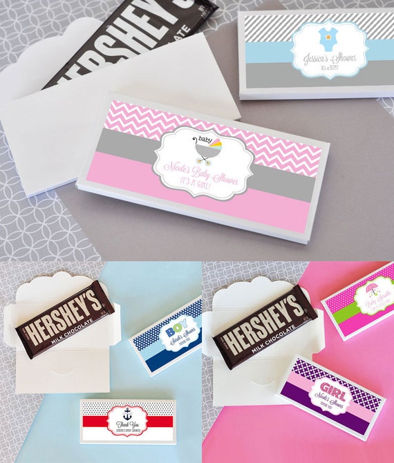 personalized candy wrappers for baby shower
