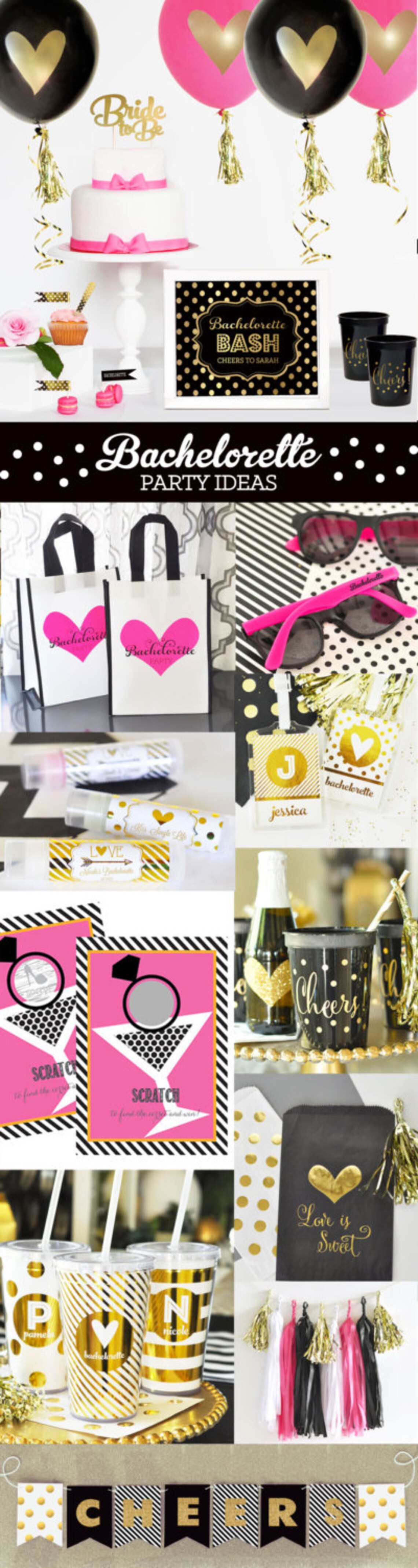 Bachelorette Party Decorations Bachelorette Backdrop Decor Etsy