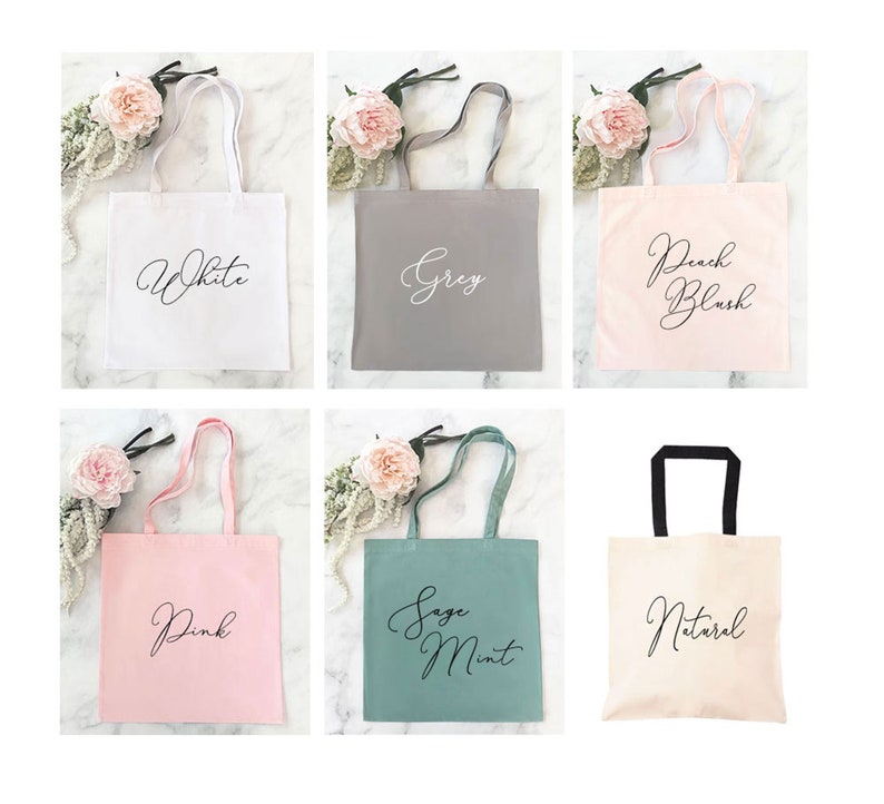 Favorite Things Tote Personalized Tote Bags for Bridesmaid Gift Bag Bridesmaid Tote Bag Bachelorette Party Gift Bags EB3216FAV Bild 9