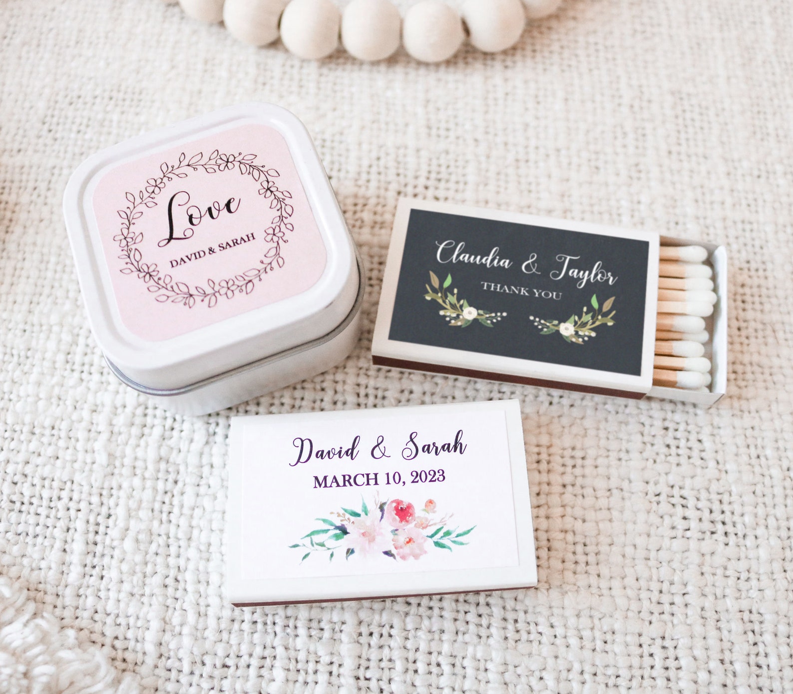 Wedding Matchbooks Personalized Matchbooks the Perfect Etsy