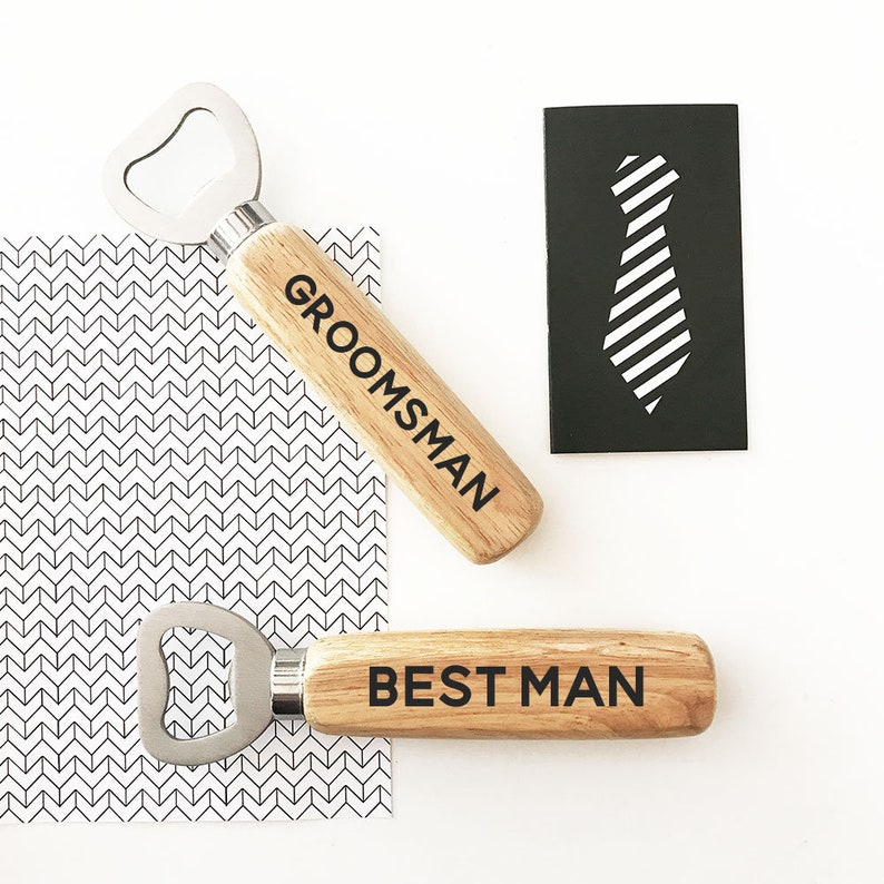 groomsmen bottle opener