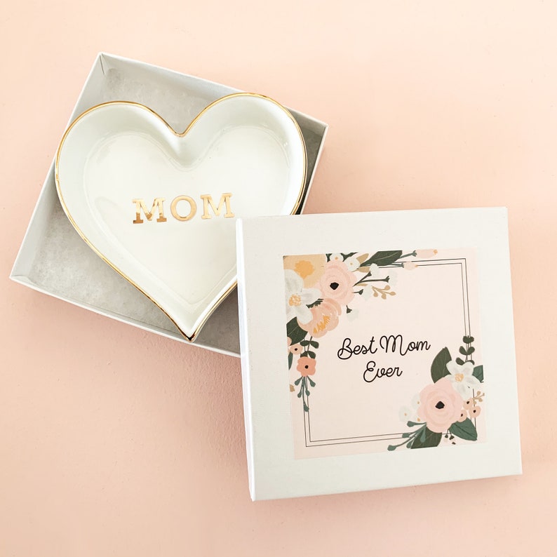 Mom Ring Dish  Best Mom Ever Gift Ideas for Mom  Mothers Day image 0