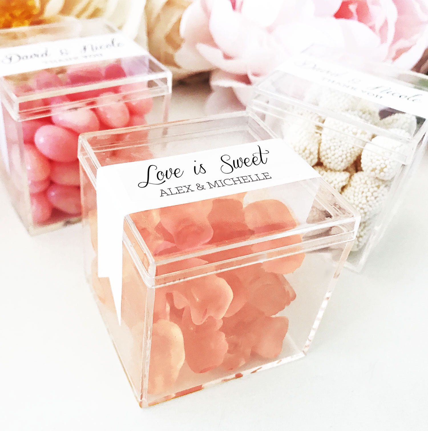 Small Favor Boxes Wedding Favor Boxes and Labels Candy Boxes Etsy Canada