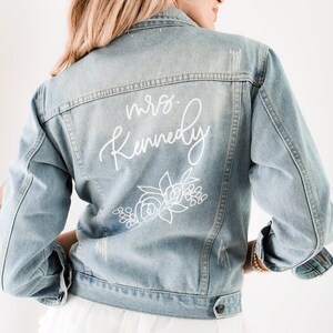 Denim Jacket Women Custom Jean Jacket Personalized Name - Etsy