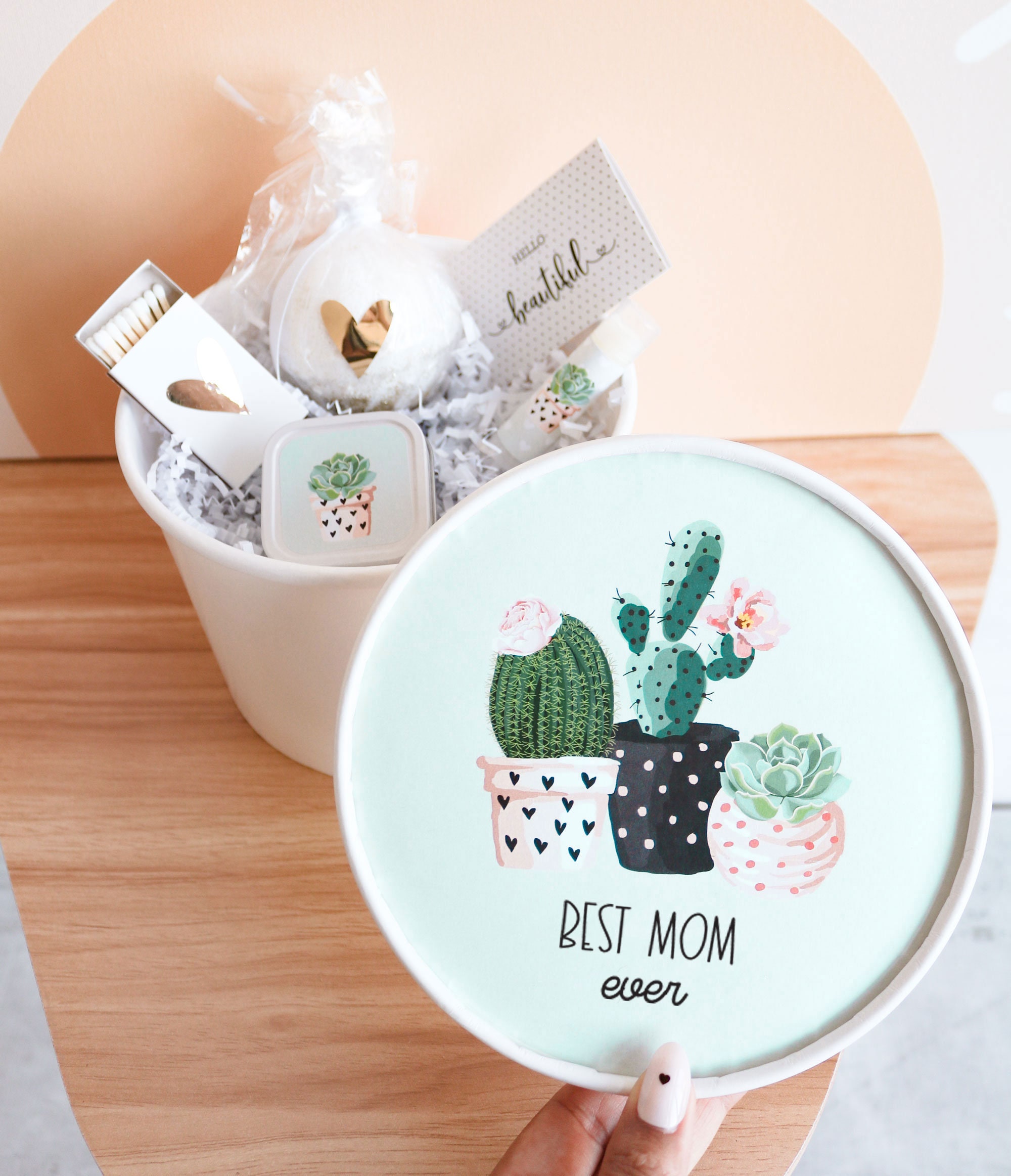 Mom Gift Box Best Mom Ever Gift Basket Mom Birthday Gift Etsy