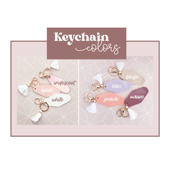 Bridesmaid Keychains Bridesmaid Gift Ideas Cheap Inexpensive Gifts for Women Friends Birthday Personalized Hotel Motel Keychain EB3475P