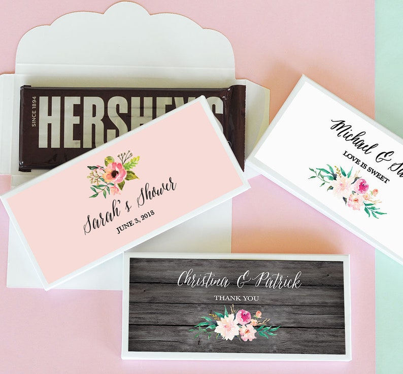 Wedding Candy Bar Wrappers