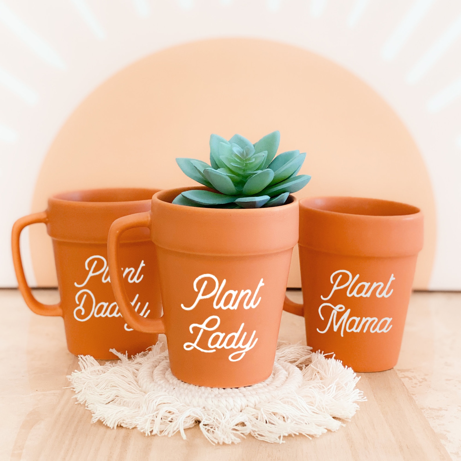 Taza de jardinero de terracota