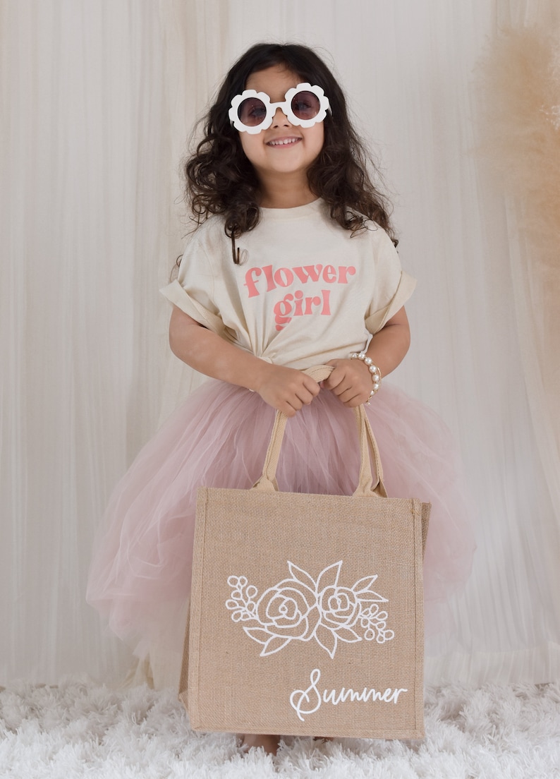 Flower Girl Sunglasses Flower Shaped SunGlasses For Girls Flower Girl Gift Idea Toddler Petal Patrol Flower Girl Proposal Gift EB3466GFL image 8