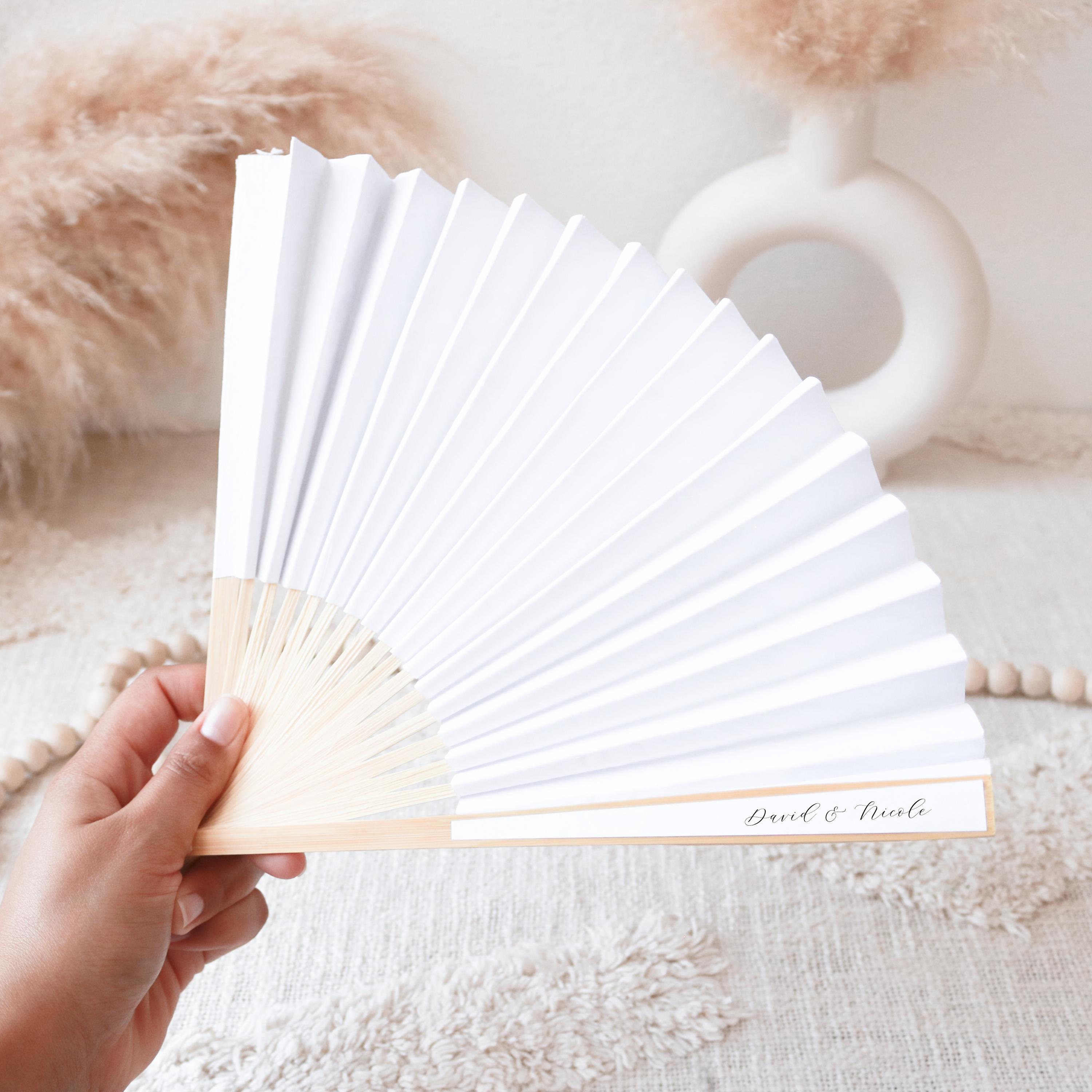 mini paper hand fans