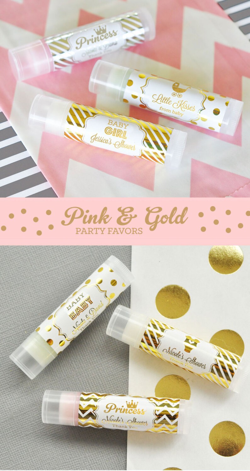 Pink And Gold Party Favors Pink And Gold Baby Shower Ideas Etsy Pink And Gold Party Favors Pink And Gold Baby Shower Ideas Etsy