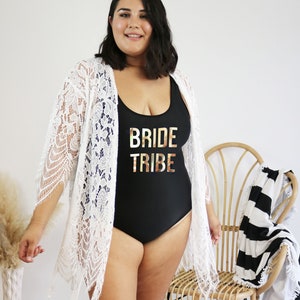 Bride Swimsuit Personalized Bride Swimsuit Onepiece Honeymoon Swim Suit Custom Swimsuit Bachelorette Swimsuit Beach Bride Gift EB3342CT image 9