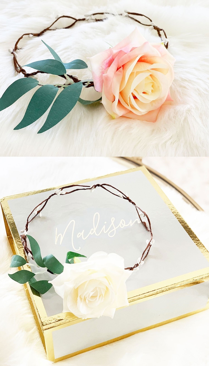 Bride Floral Crown Bridal Shower Flower Crown for Bride to Be Etsy