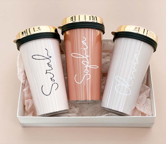 Travel Mug Coffee Mug Personalized Travel Mug Bridesmaid Coffee