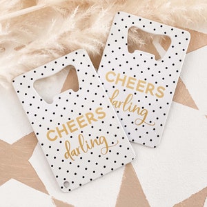 Brunch Favors Brunch and Bubbly Bridal Shower Favors Wedding Brunch Favors Wedding Shower Brunch Favors Cheers Bottle Opener EB3241CH image 1