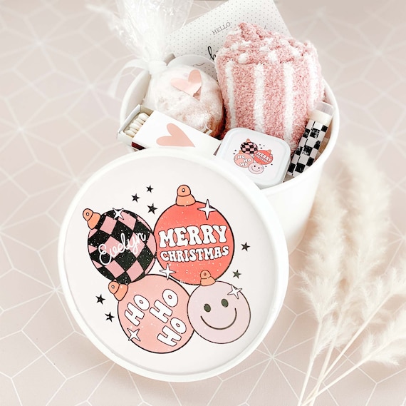 Merry Christmas Gift Box for Friends | Holiday Gift Box for Her | Christmas Gift Set | Personalized Holiday Gift Box | Send Gift (EB3250ORN) Il_570xn