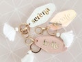Motel Key Chains Personalized Hotel Car Keychain for Women Retro Bridesmaid Gift Ideas Custom Keychain Birthday Gifts for Friend (EB3475WM)