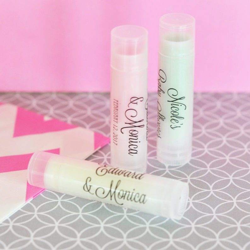 Bridal Shower Lip Balm Favors Unique Bridal Shower Favors Etsy