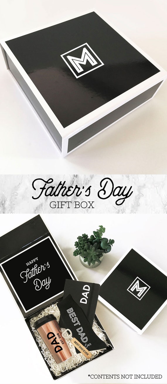 Fathers Day Gift Box Dad Gift Box for Dad Mens Gift Box for Him Fathers Day Gift from Daughter (EB3193DAD) EMPTY inside Il_570xn