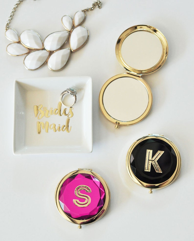 Personalized Mirror Compact Mirror Personalized Custom Compact Etsy