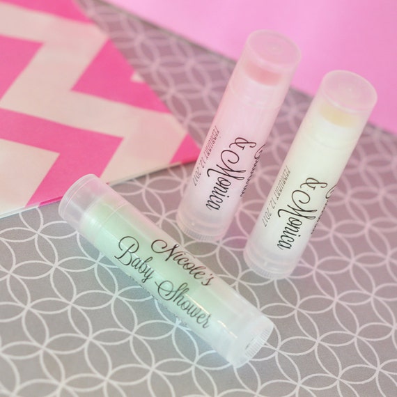 baby shower chapstick