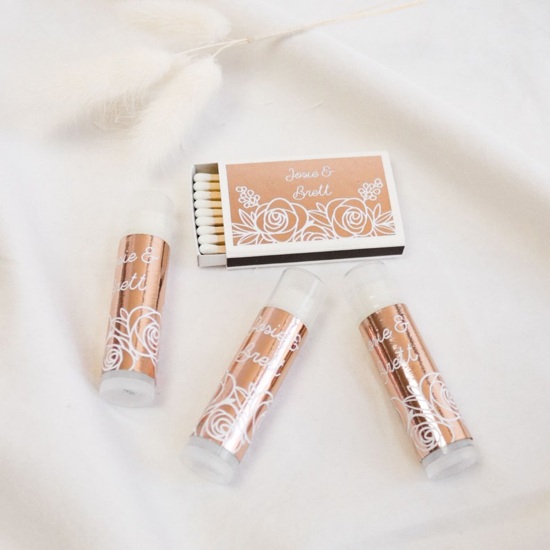 Lip Balm Wedding Favors Bridal Shower Favors Lip Balms Unique Etsy