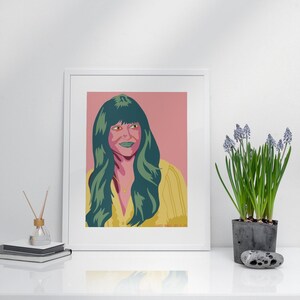 DIGITAL DOWNLOAD- New Girl CeCe- Pop Art Print