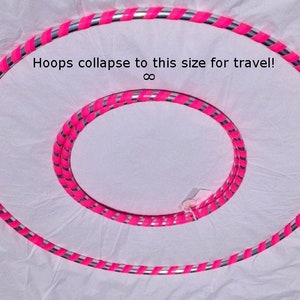 Adult 1.5 LBS Weighted Beginner Hula Hoop Fun Dance Fitness USA made choose color & size sm 36, med 38 or large 40 Get Your Middle Little image 3