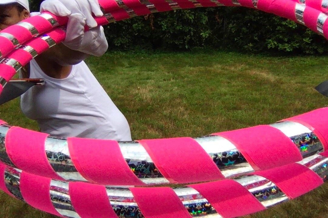 Adult 1 Lb Weighted Hula Hoop for Hoop Dance Off Body Moves and Fitness