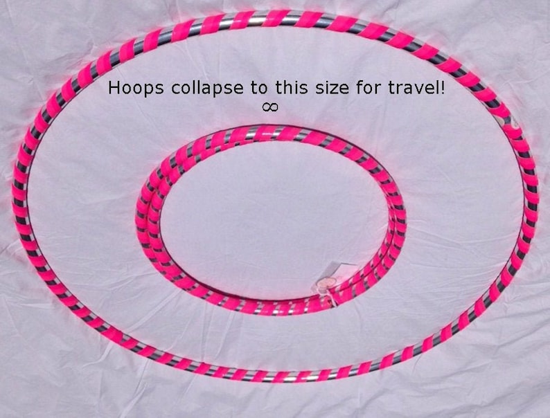 Adult 1.5 LBS Weighted Beginner Hula Hoop Fun Dance Fitness USA made choose color & size sm 36, med 38 or large 40 Get Your Middle Little image 3