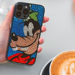 Funda para teléfono Cool Goofy Bling — Diseño clásico de Disney para iPhone y Samsung
