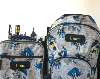 Batman Backpack Etsy
