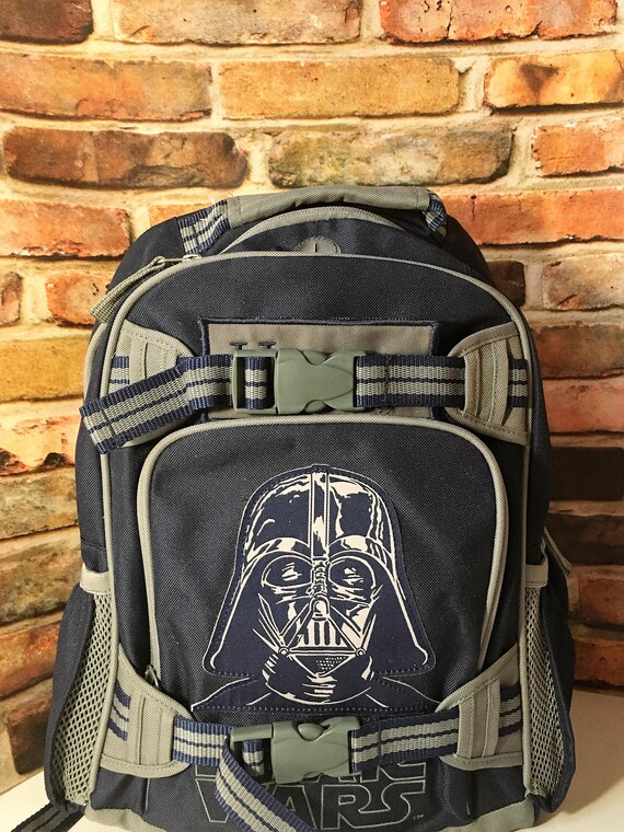 Pottery Barn Kids Mackenzie Backpack Small Darth Vader Etsy