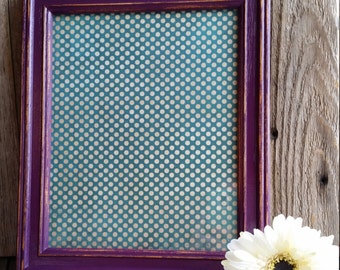 Plum 8x10 Distressed Frame