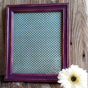 Plum 8x10 Distressed Frame