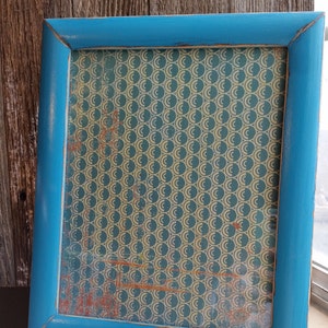 Turquoise 8x10 Distressed Frame image 3