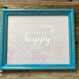 Turquoise 8x10 Distressed Frame image 1