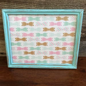 Distressed Robin Egg Blue 8x10 Frame