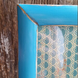 Turquoise 8x10 Distressed Frame image 4