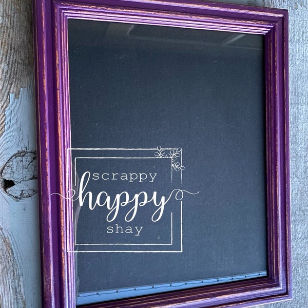 11x14 Painted and Distressed Picture Frame. Choose your color